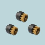 Small brass brush (3 pcs)